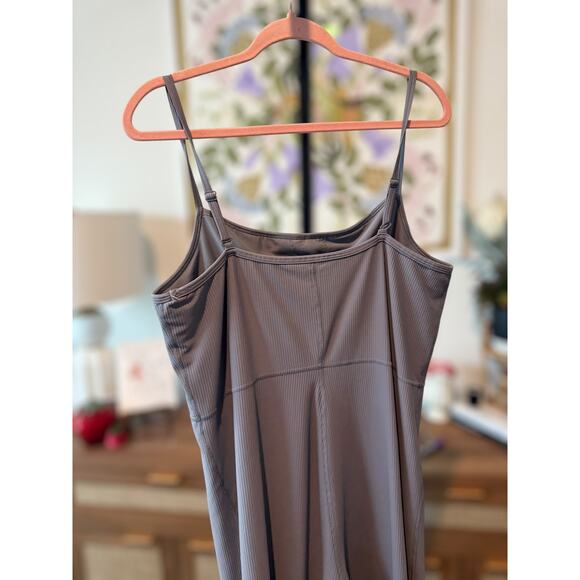 Old Navy Active Ribbed PowerSoft 7/8 Cami Bodysuit Sporty Gray Womens Size XXL - Picture 7 of 10